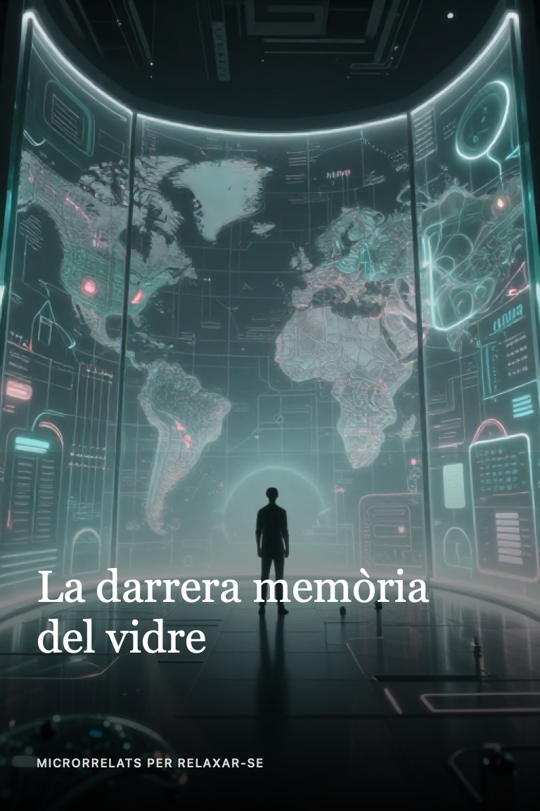 Caràtula de La darrera memòria del vidre